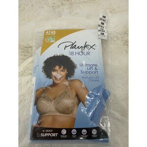 Playtex 18 Hour Ultimate Lift & Support  Bra 20/27 Zen Blue 38B 4745